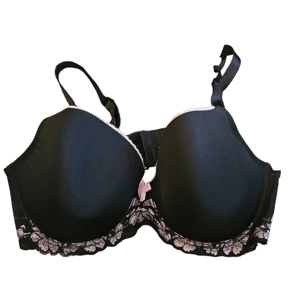 Adore Me Black sweet lilac sz 46 DD underwire bra new WL295 - Picture 1 of 7